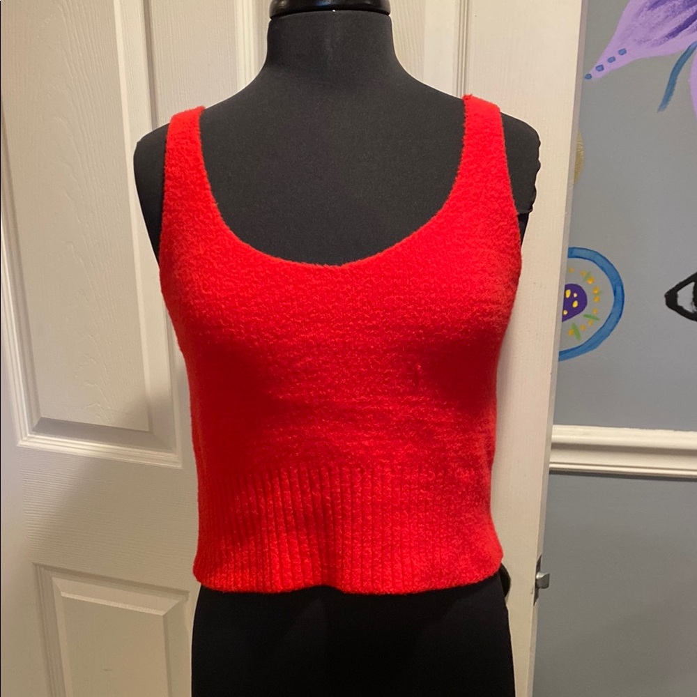 a new day Bright Red Tank Top